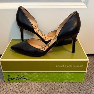 Sam Edelman Black Pointed Toe Heels